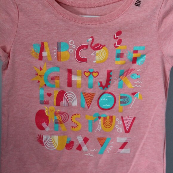 TCP Size 3T Alphabet Tshirt Pink - Picture 2 of 2